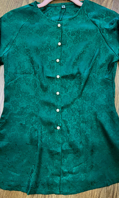 Áo Bà Ba Gấm Lụa Nhiều Màu.