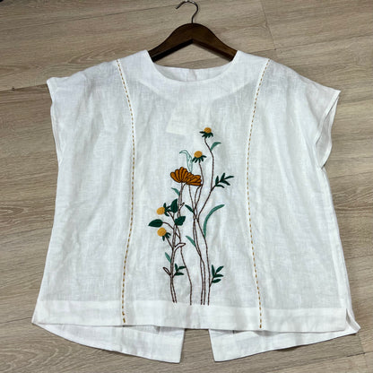 L47->L51 - Áo Linen Tưng Pre Thêu Tay
