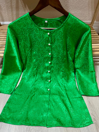 Áo Bà Ba Gấm Lụa Nhiều Màu.