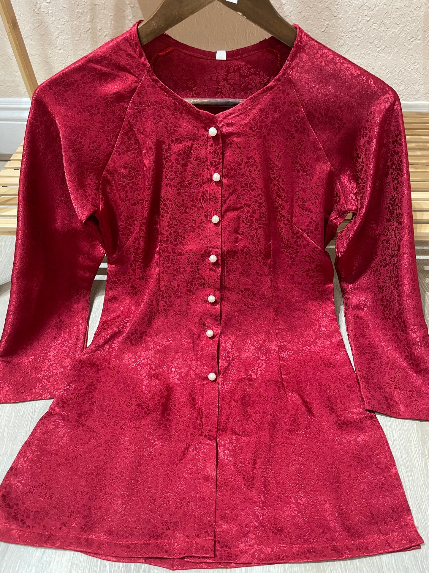 Áo Bà Ba Gấm Lụa Nhiều Màu.