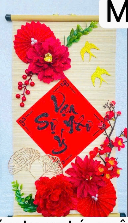 T24 - Mành Chiếu Trang Trí Tết