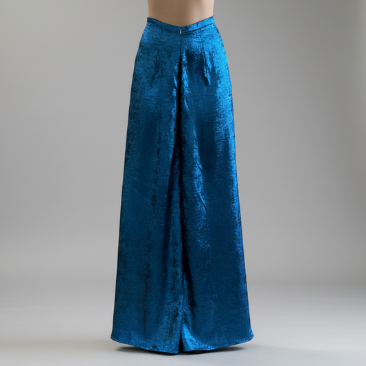 R13 - Regular Pants Nhũ Blue (quần ống xéo)