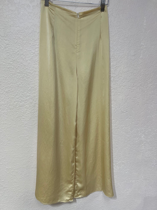 R53 - Regular Pants Ngọc Trai Silk Light Gold