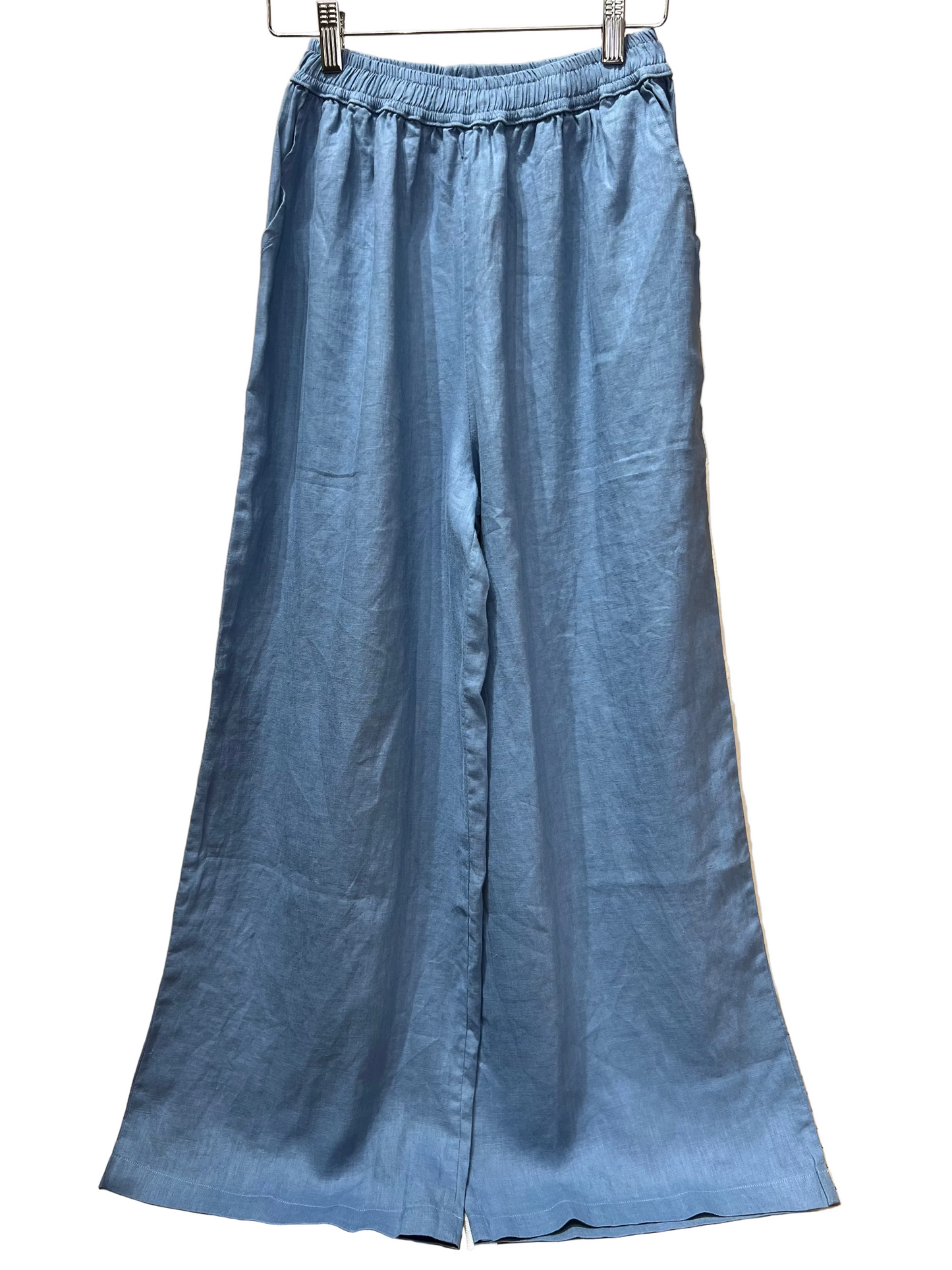 L85->90 - Elastic Waist Relaxed Linen Pants | European Linen