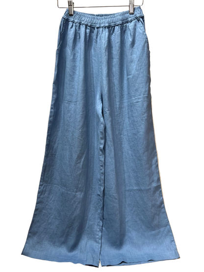 L85->90 - Elastic Waist Relaxed Linen Pants | European Linen