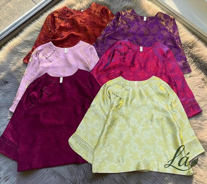 L9->14 - Set Tencel Pháp Phục Tay Xếp Ly | Kèm Quần