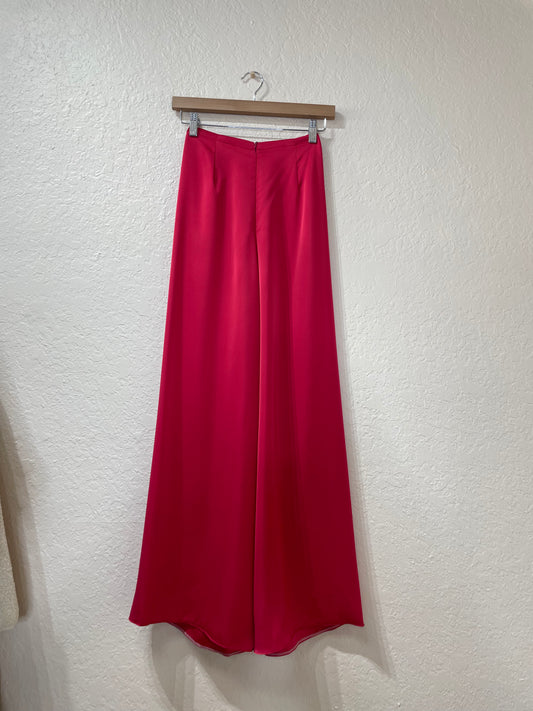 R10 - Regular Pants Pink Red Tô Châu Silk