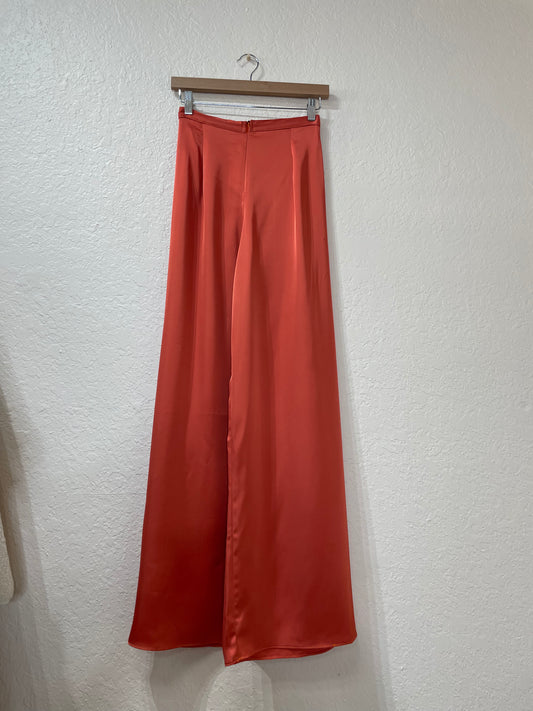 R15 - Brown Orange Tô Châu Silk Regular Pants
