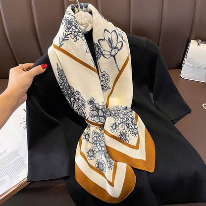 Square Silk Scarf 90x90cm