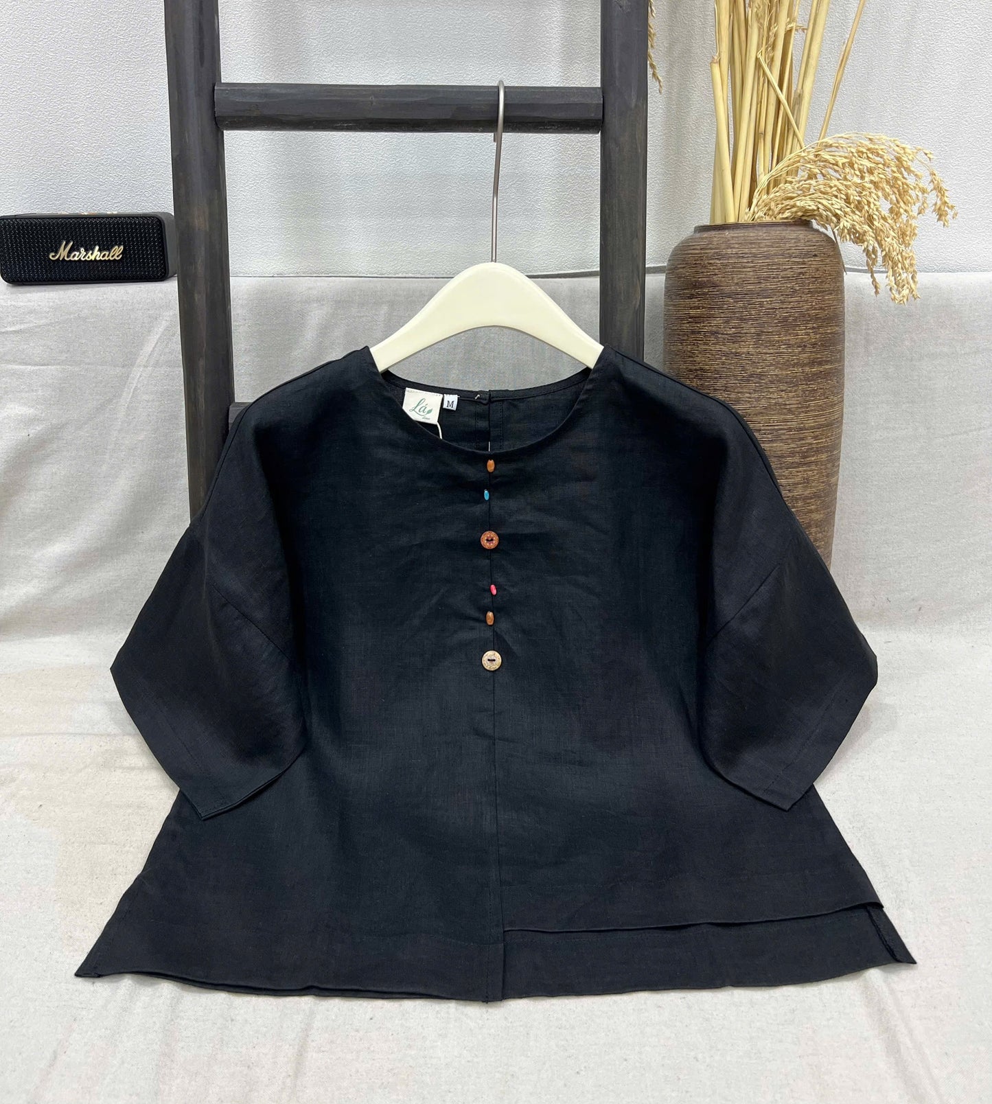 Áo Linen Tưng Pre kết nút