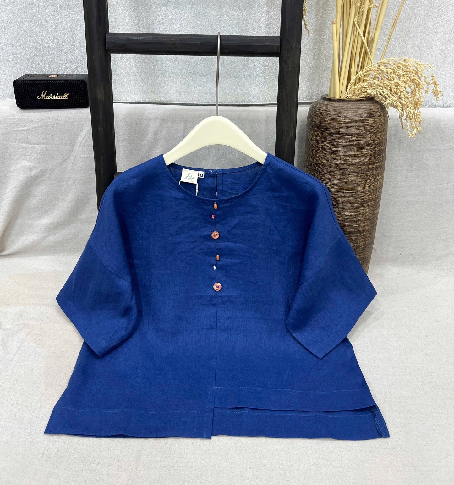 Áo Linen Tưng Pre kết nút