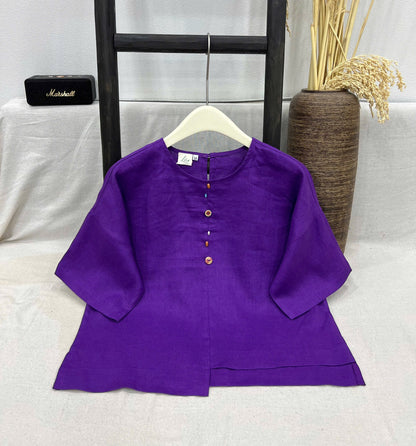 Áo Linen Tưng Pre kết nút