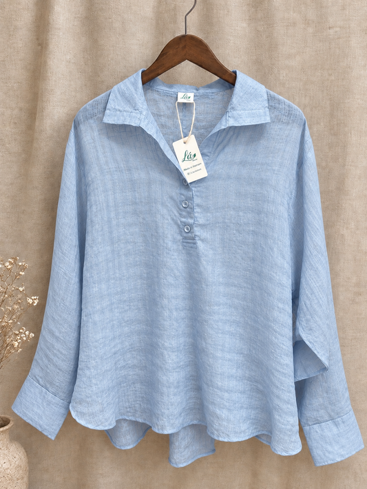 L48/50/80/89 - Áo Linen Tơ Sọc. Final sale (no return/exchange).