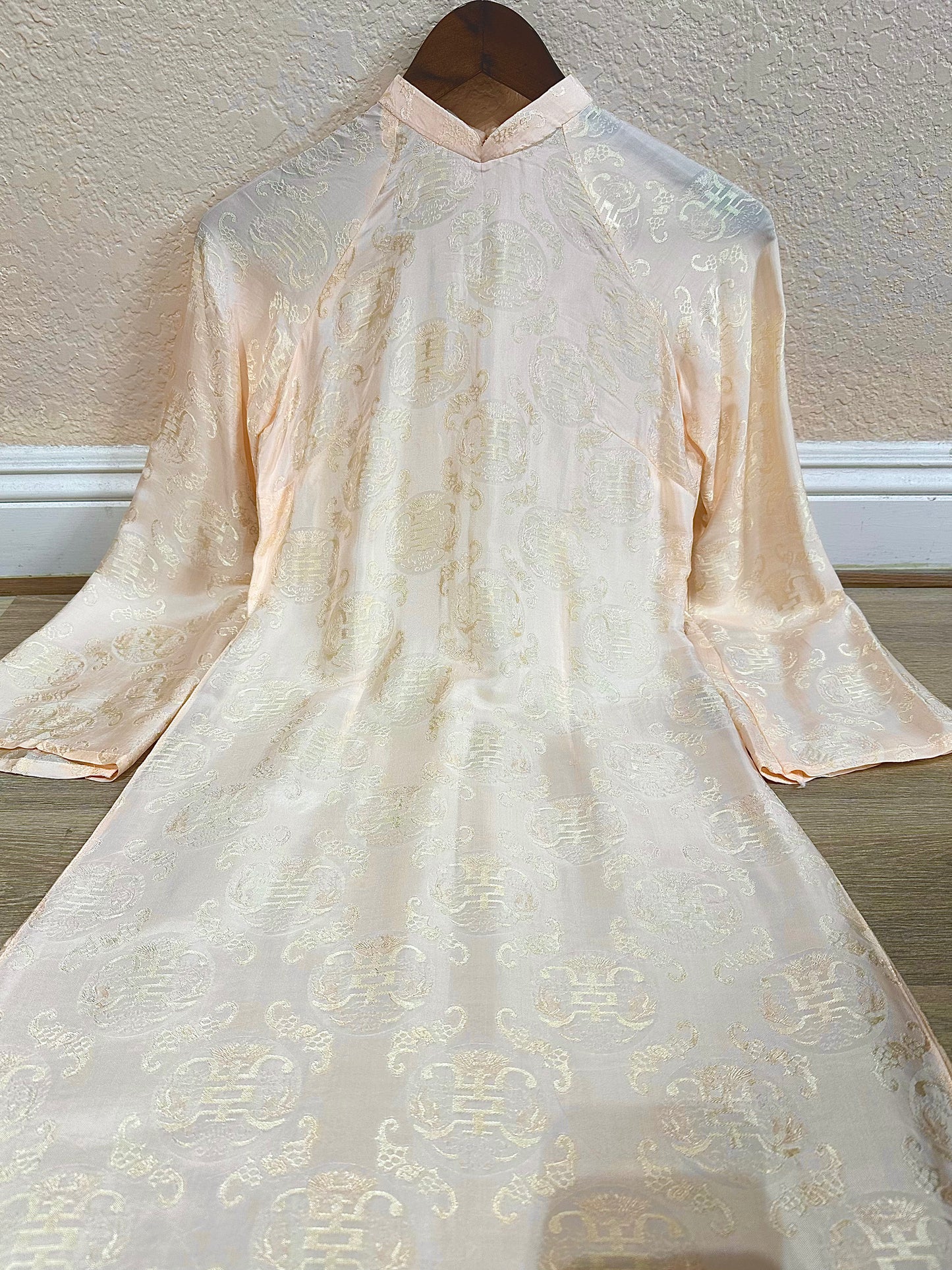 AD3 - Áo Dài Lụa Tơ Tằm Nha Xá Light Pink | Áo Only