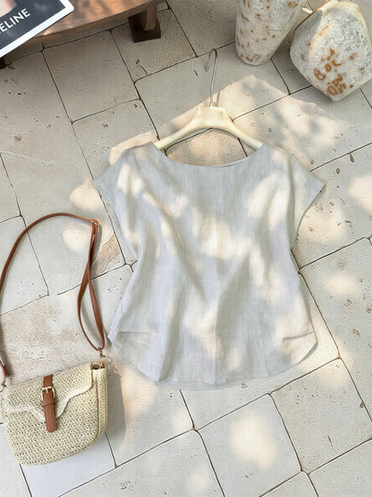 L172->176 - Reversible Linen Blouses