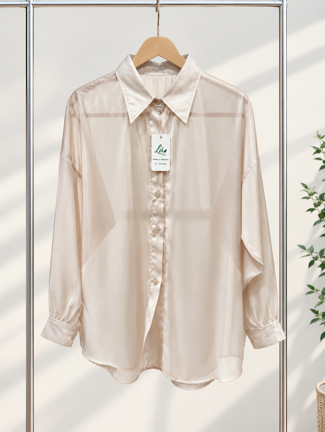 S1->11 - Áo Sơ Mi Tơ Oversize
