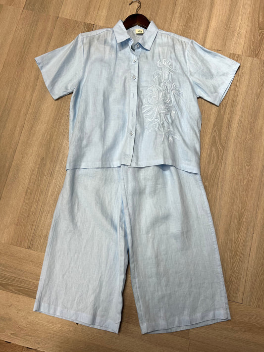 L113/116 - Set Áo Sơ Mi Linen Tưng Pre | kèm quần