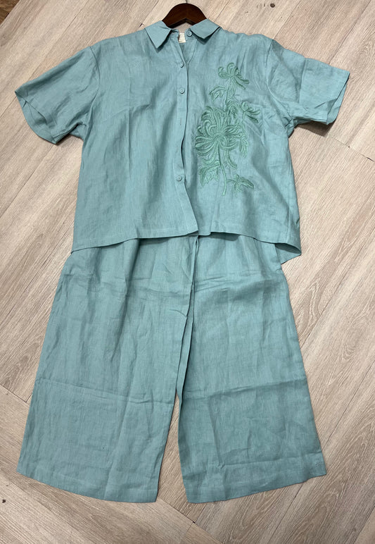 L113/116 - Set Áo Sơ Mi Linen Tưng Pre | kèm quần