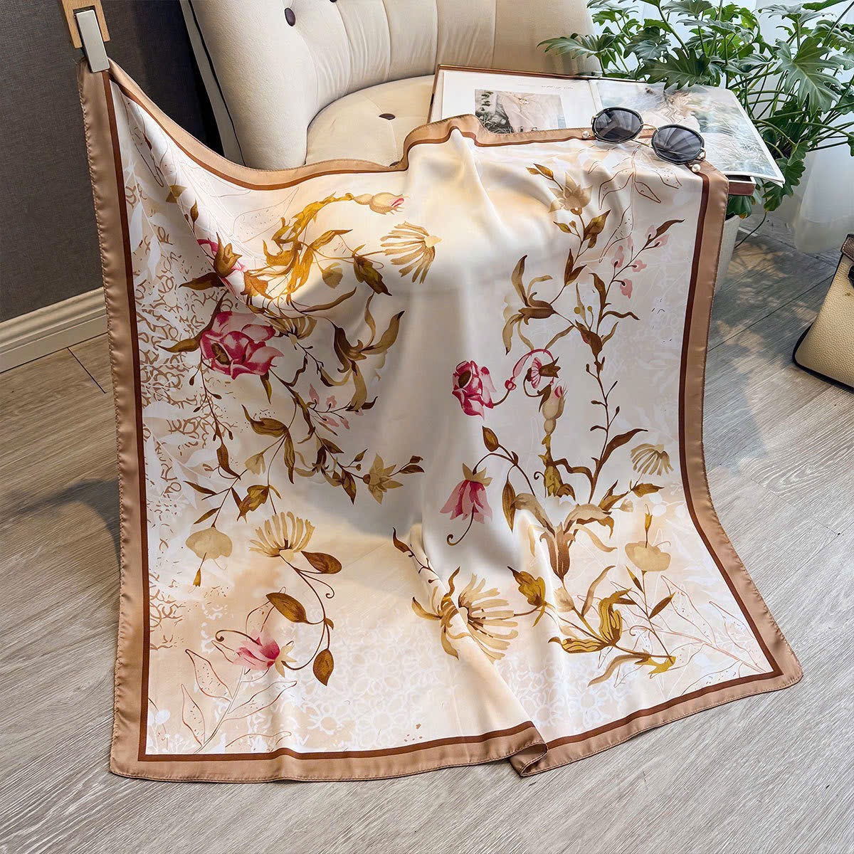 Square Silk Scarf 90x90cm
