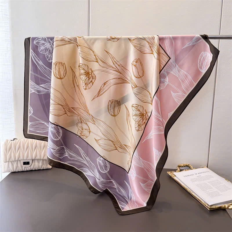 Square Silk Scarf 90x90cm