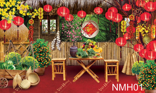 NMH01 - Tet Backdrop 2025 (Phông Nền Tết 2025)