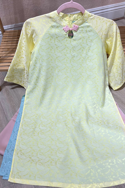 G5 - Girl’s Áo Dài Gấm 4 Tà (Áo only)