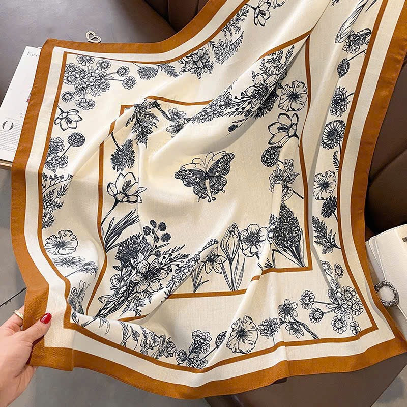 Square Silk Scarf 90x90cm