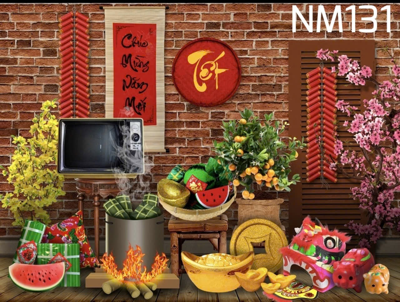 NM131 - Tet Backdrop 2025 (Phông Nền Tết 2025)