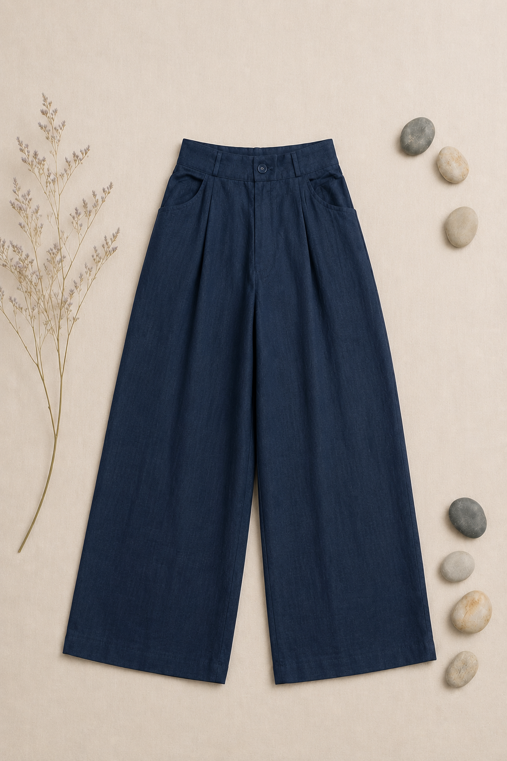 L119->135 - Quần Linen Châu Âu Suông Ống Đứng