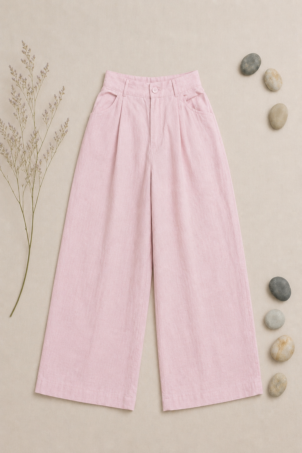 L119->135 - Quần Linen Châu Âu Suông Ống Đứng