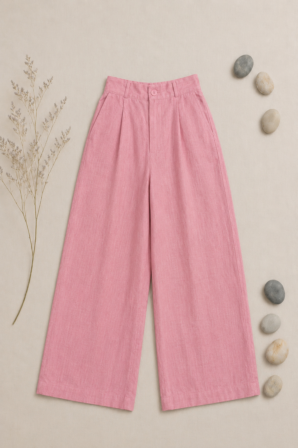 L119->135 - Quần Linen Châu Âu Suông Ống Đứng