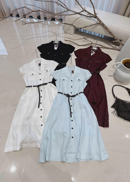 L94/100 - Dress Linen Lửng