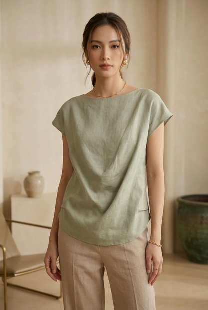 L172->176 - Reversible Linen Blouses