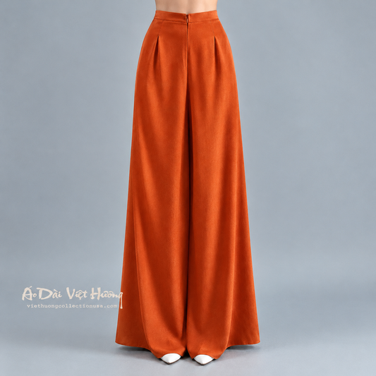 R59 - Flared Pants Ánh Sao Orange | Quần Ống Xéo