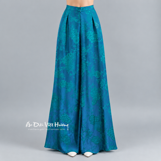 R10 - Flared Pants Gấm Hai Da | Quần Ống Xéo