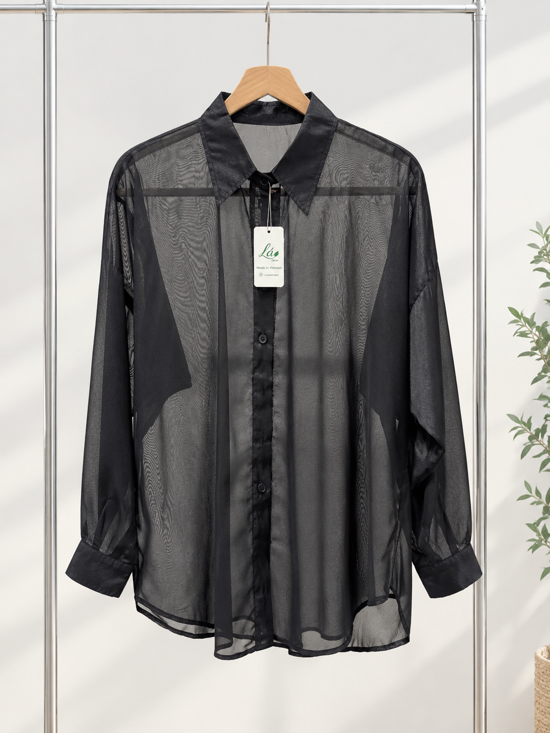 S1->11 - Áo Sơ Mi Tơ Oversize