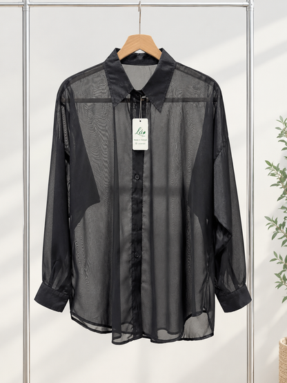 S1->11 - Áo Sơ Mi Tơ Oversize