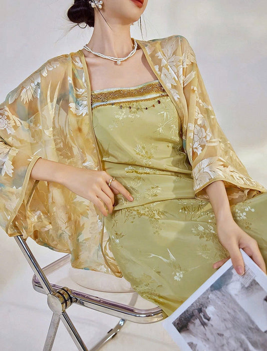 K01 - Áo Khoác Tơ Rayon Vân Sương (Free size)