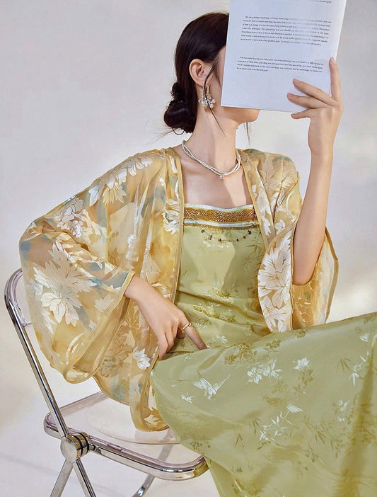 K01 - Áo Khoác Tơ Rayon Vân Sương (Free size)