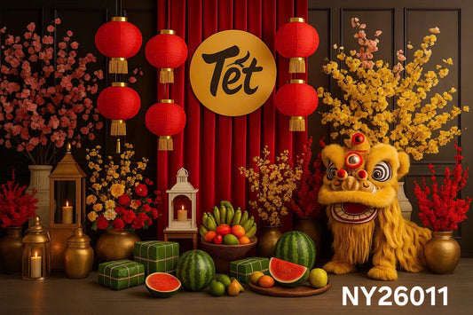 NY26011 - Tet Backdrop (Phông Nền Tết 2026)