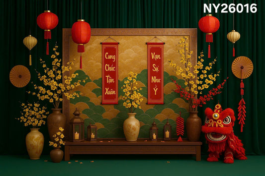 NY26016 - Tet Backdrop (Phông Nền Tết 2026)