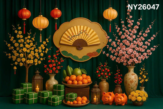 NY26047 - Tet Backdrop (Phông Nền Tết 2026)