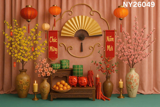 NY26049 - Tet Backdrop (Phông Nền Tết 2026)