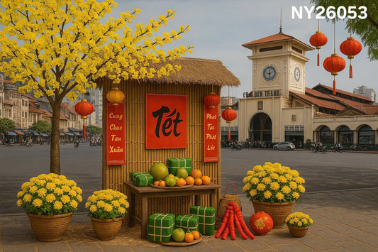 NY26053 - Tet Backdrop (Phông Nền Tết 2026)