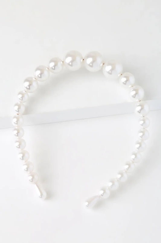 017 - Pearl headband (Multi-funtional)