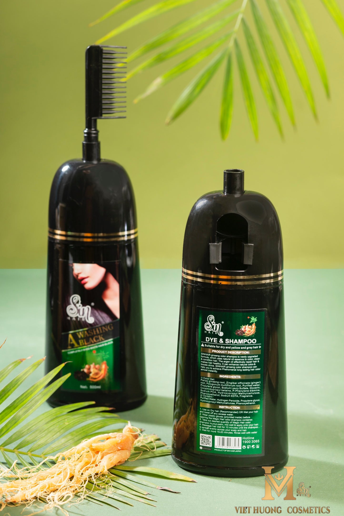 001 - Sinhair Black Hair Dye Shampoo (ship trong vòng 2-3 tuần)